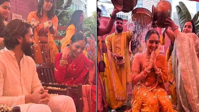 Sobhita Dhulipala, Naga Chaitanya’s Haldi Ceremony Go Viral