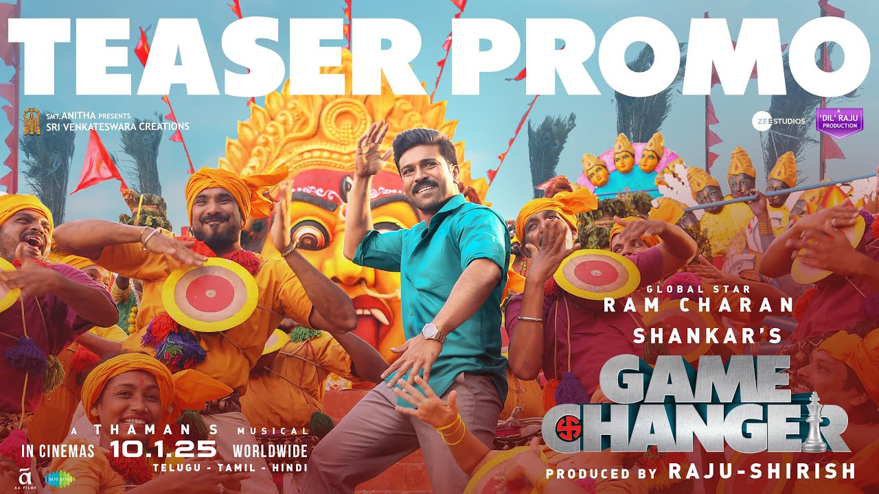 Ram Charan’s Game Changer Teaser Promo