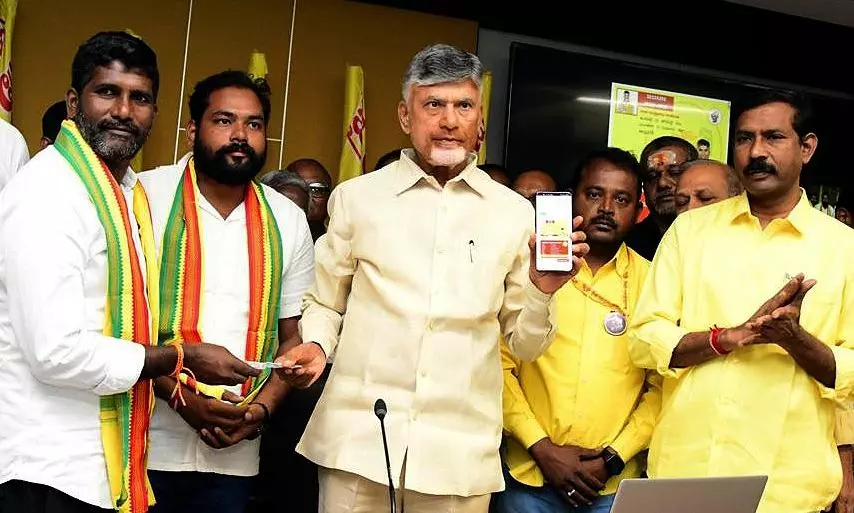 Chandrababu Highlights TDP’s Membership Drive Achievements