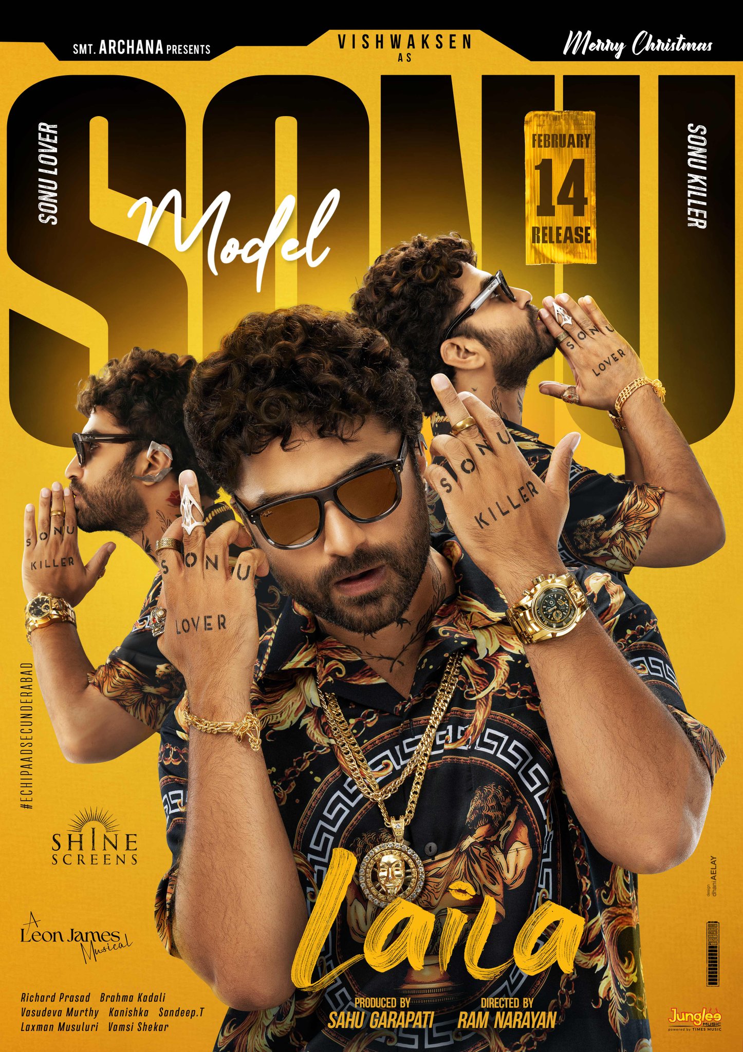 ‘Laila’ First Look : Vishwak Sen As A Lover And A Killer