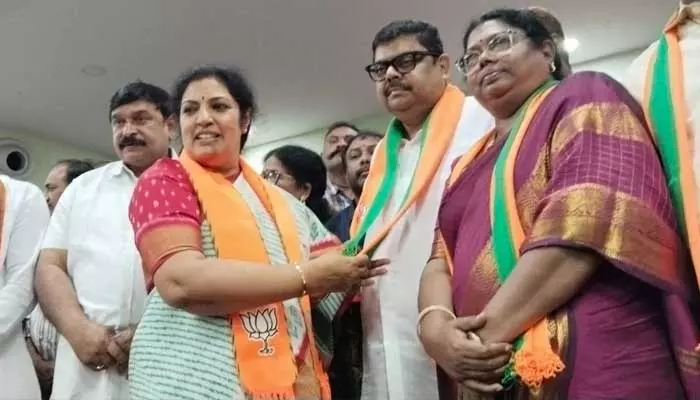 TDP, Jana Sena slams BJP for Admitting `corrupt’ Visakha Dairy Chairman Adari Anand