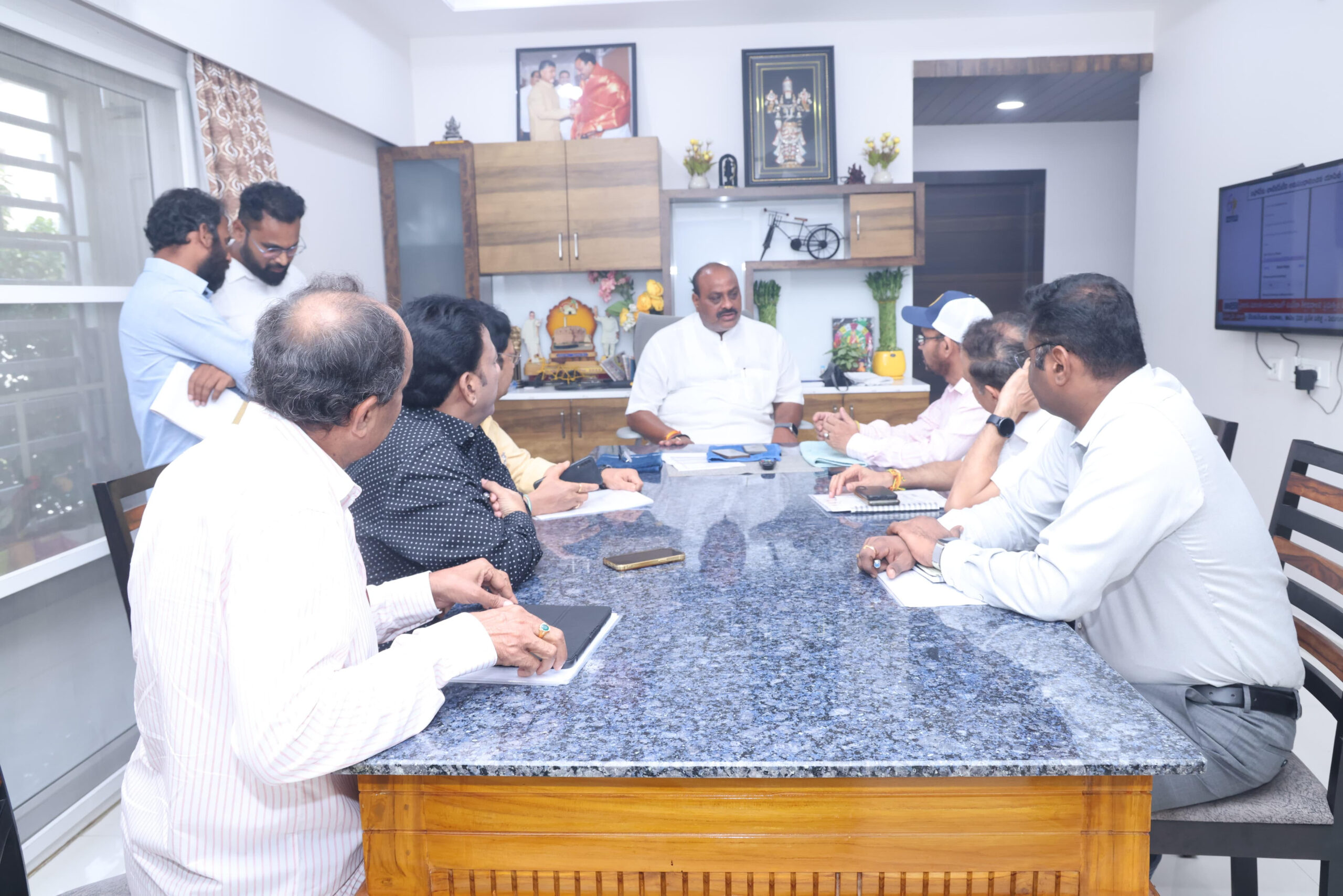 Atchannaidu Asks strong Measures To Ensure No shortage of seeds, Fertilizers