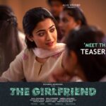 Rashmika Mandanna’s The Girlfriend Teaser Release Date Announced