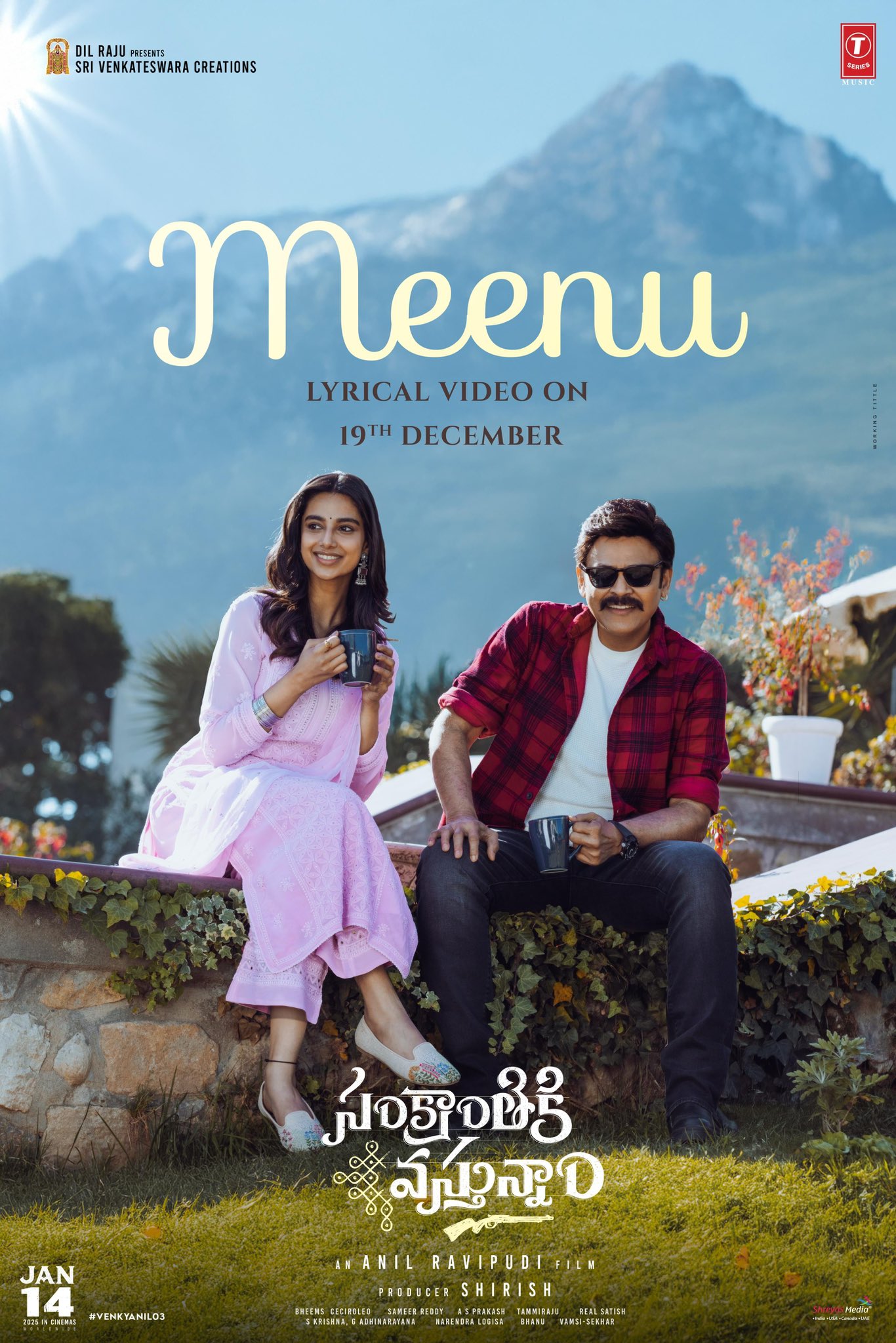 Meenu Melody Song from Sankranthiki Vastunnam to Drop on This Date