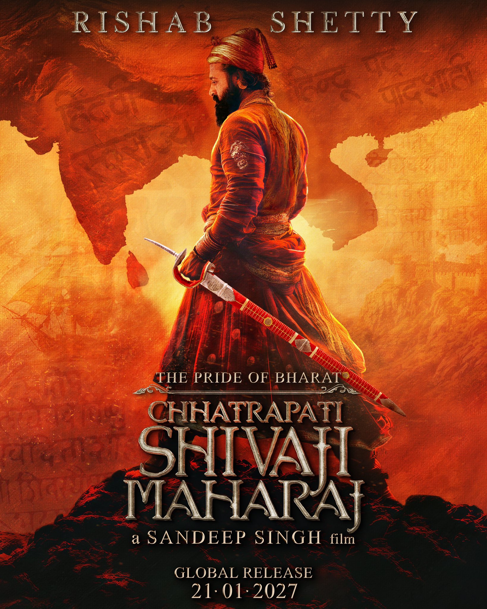 Rishab Shetty to Portray Shivaji Maharaj in Epic Historical Drama Set for 2027 Release