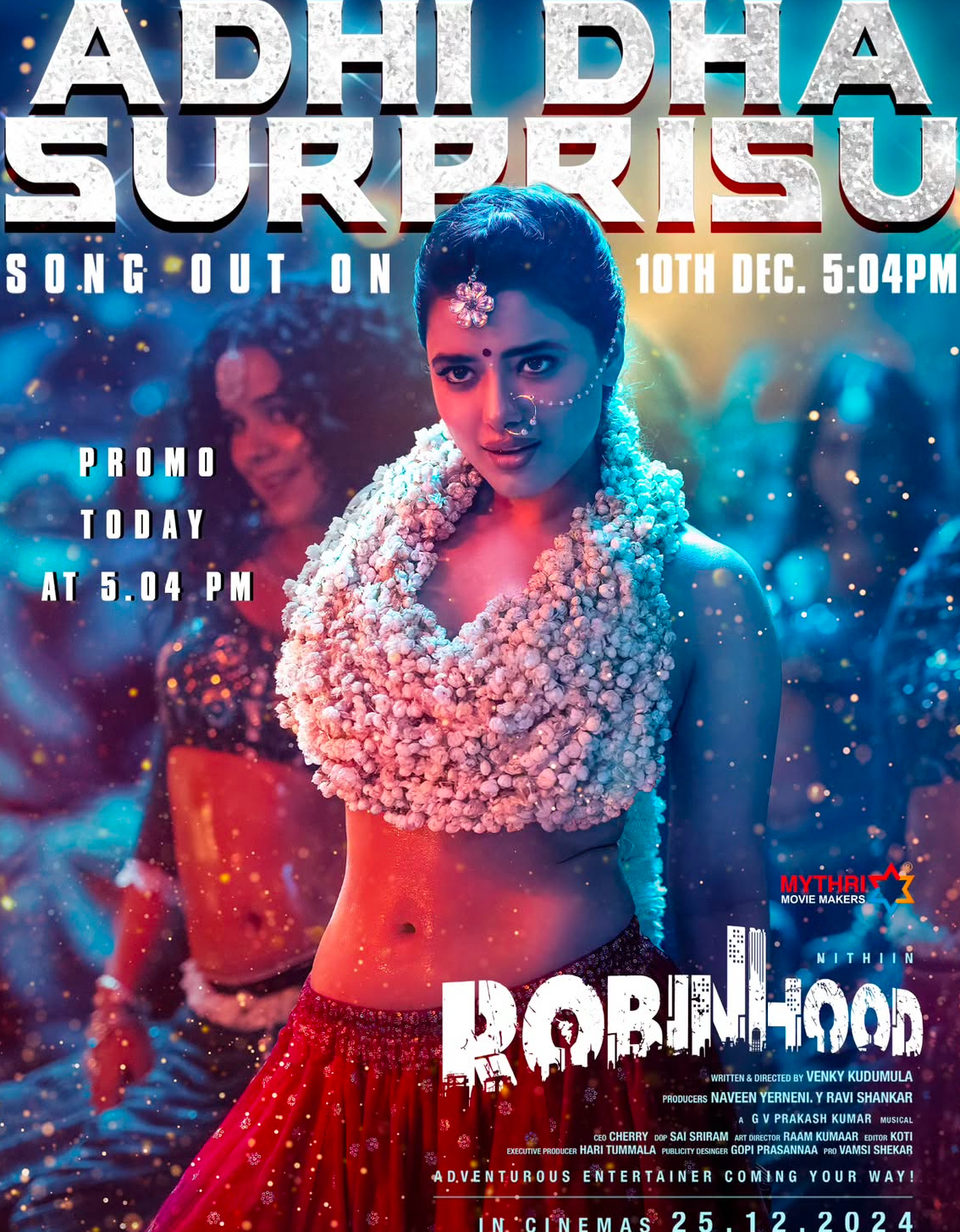 Ketika Sharma Set to Dazzle in “Adhi Dha Surprise” Song from Robinhood
