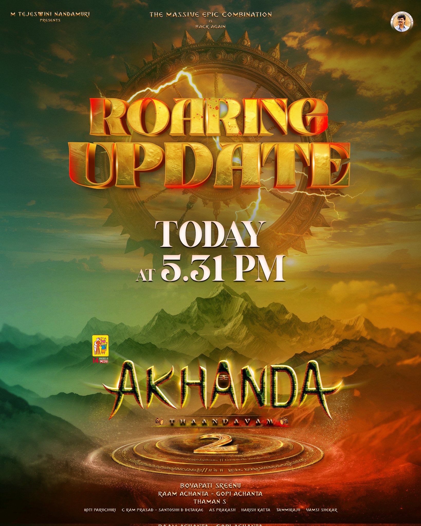 Akhanda 2: Exciting Update Drops at 5:31 PM – Fans Can’t Wait