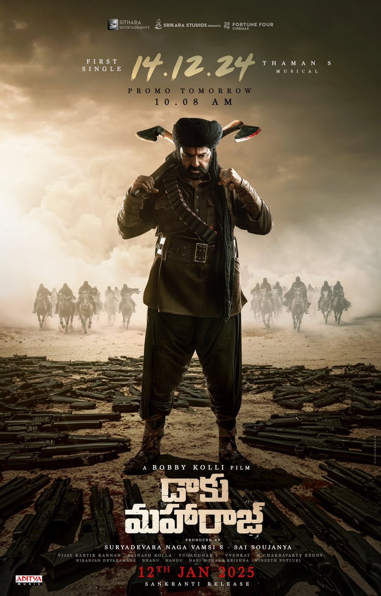 Daaku Maharaaj’s First Single Release Date Announced