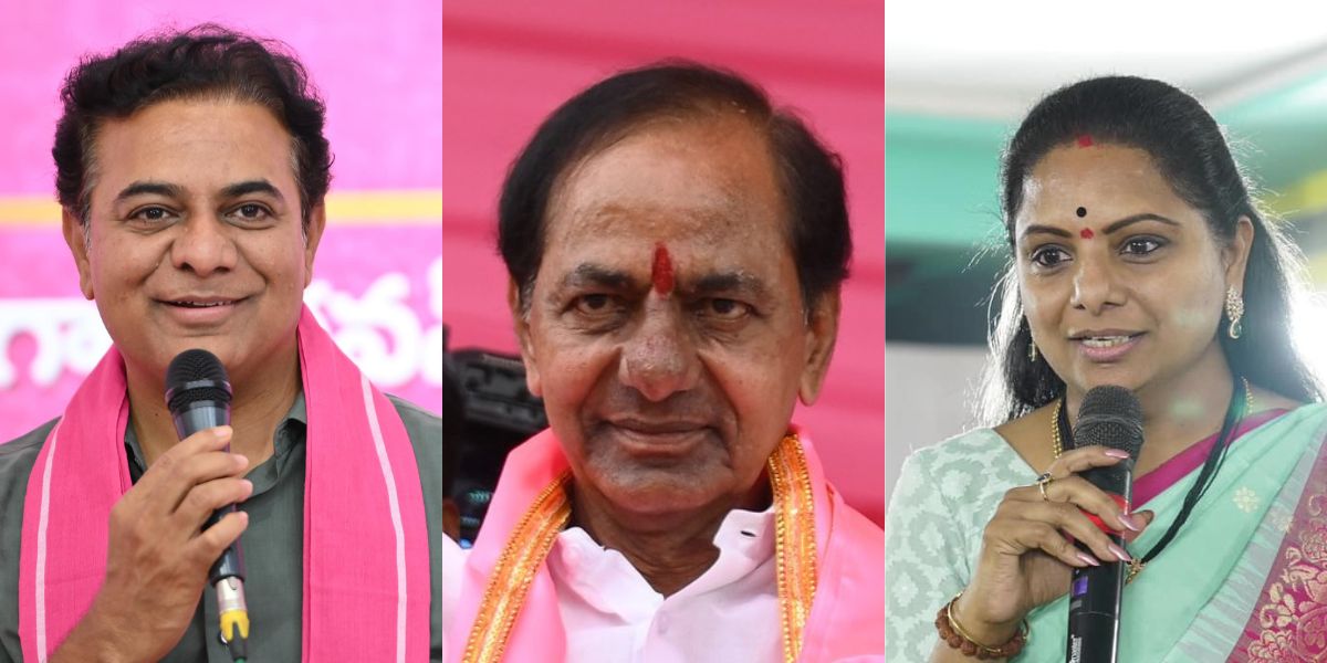 MLC Kavitha says Illegal cases Foisted on Her, KTR Fearing To Face KCR