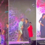 రవితేజ పాటకి స్టెప్పులేసిన జక్కన్న ఫ్యామిలీ!