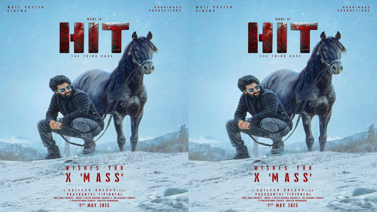 మాస్ వార్నింగ్ ఇవ్వడానికి మంచులో కూర్చున్న నాని!