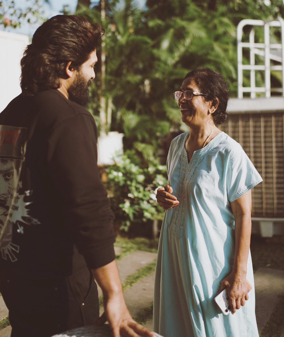 అమ్మతో ఆనందంగా..!