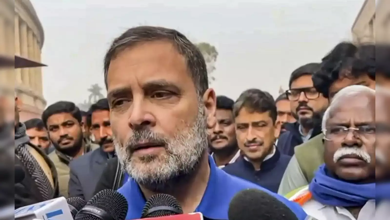 BJP Files police complaint Against Rahul Gandhi over Alleged physical Assault