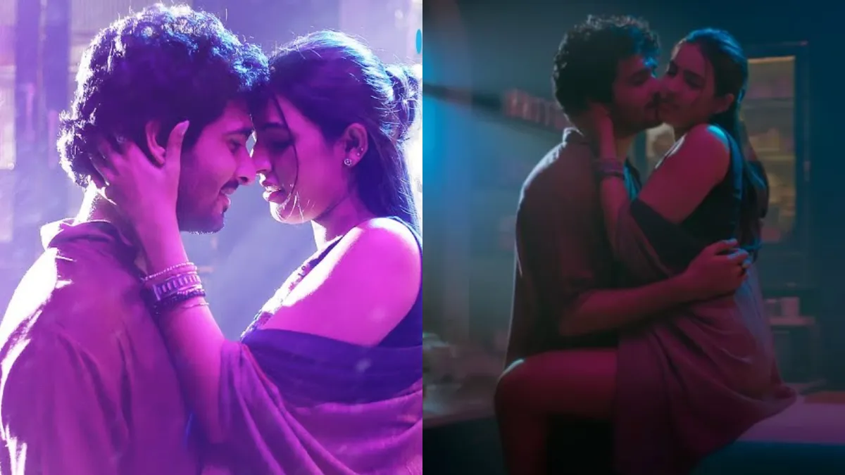 రొమాన్స్‌ లో రెచ్చిపోయిన మెగా డాటర్‌!