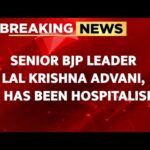 BJP Lal Krishna Advani Hospitalised In Delhi