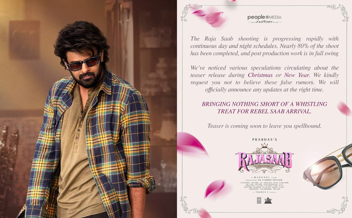 The Raja Saab Makers Drop Exciting Update