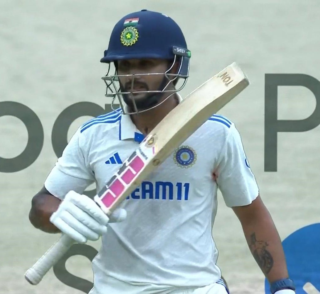 Nitish Kumar Reddy Recreates Pushpa’s ‘Thaggede Le’ After Maiden Test fifty