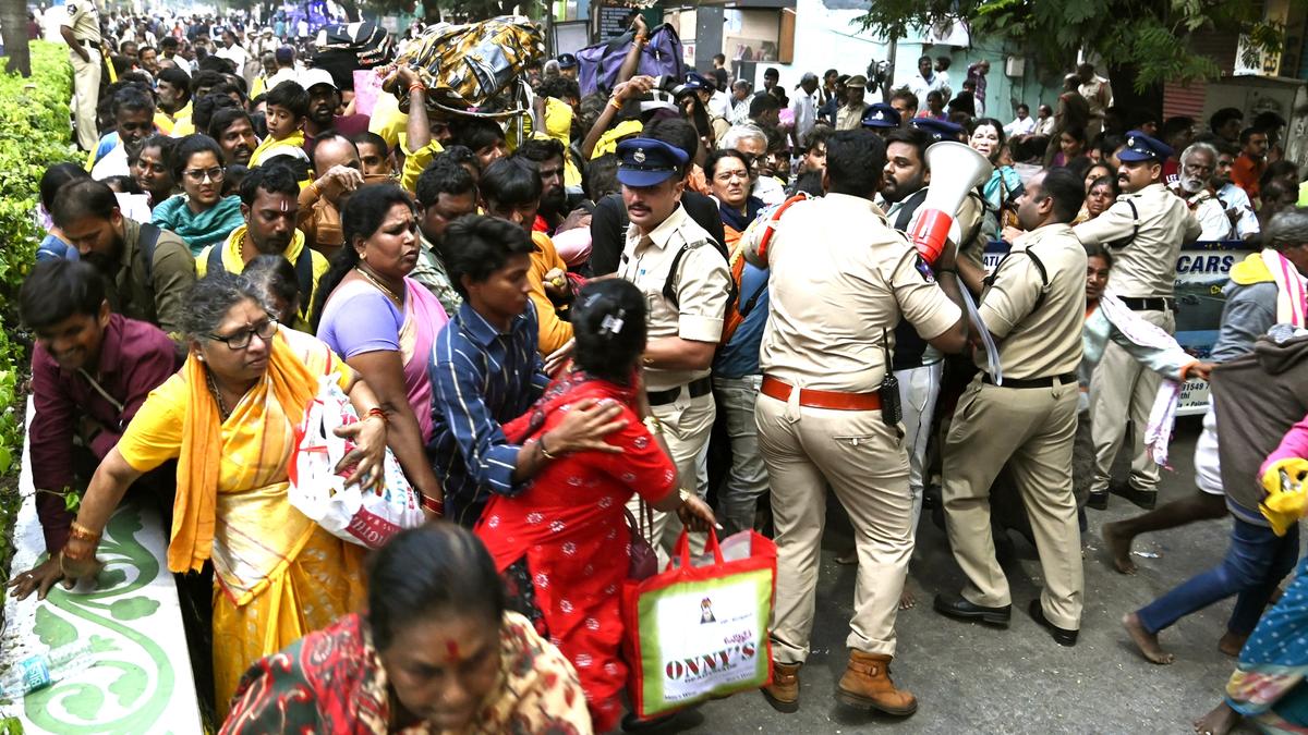 Tirupati stampede Exposes collapse of Govt. Machinery, Absence of coordination In TTD