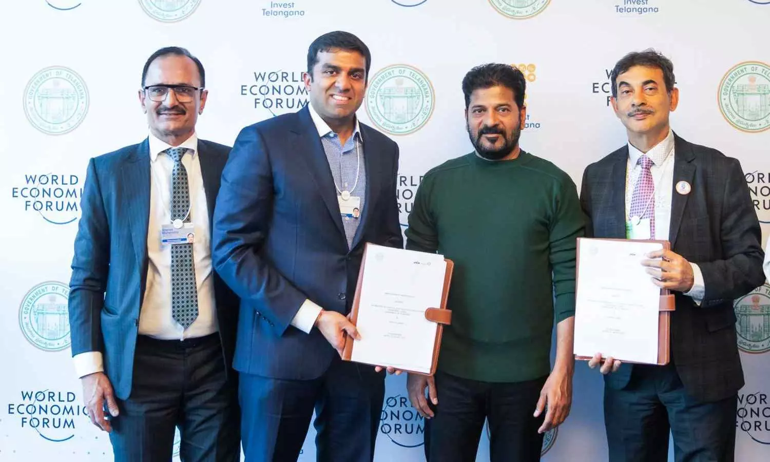 Revanth Reddy Returns From Davos with Rs 1.79 Lakh crore Investment proposals