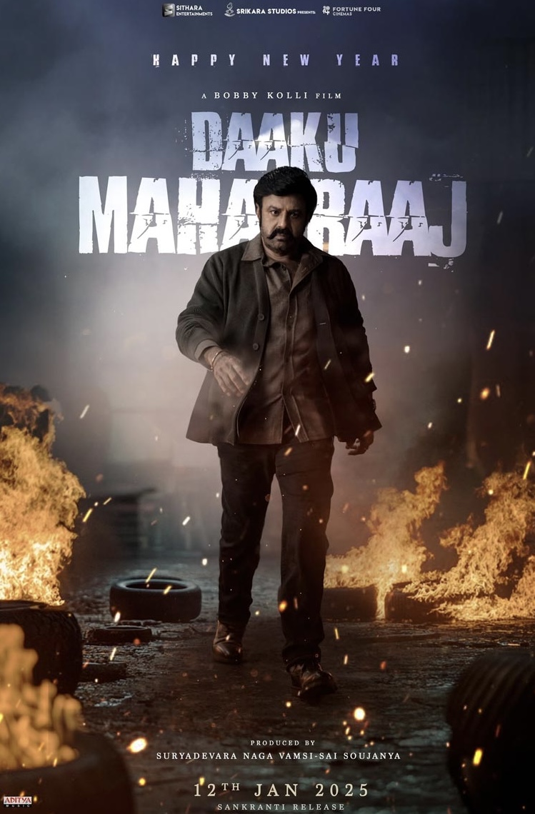 Balakrishna’s Daaku Maharaaj Rings in the New Year with a Powerful Poster