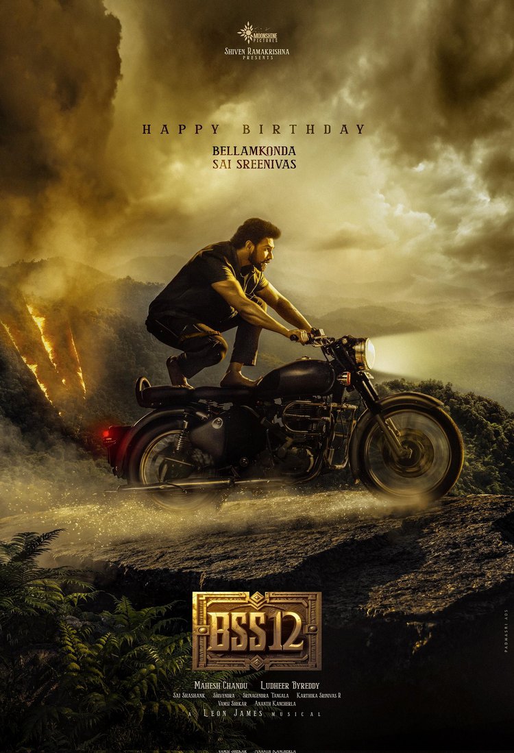 Bellamkonda Sai Sreenivas’ Birthday Surprise: BSS12 Thrills with New Poster