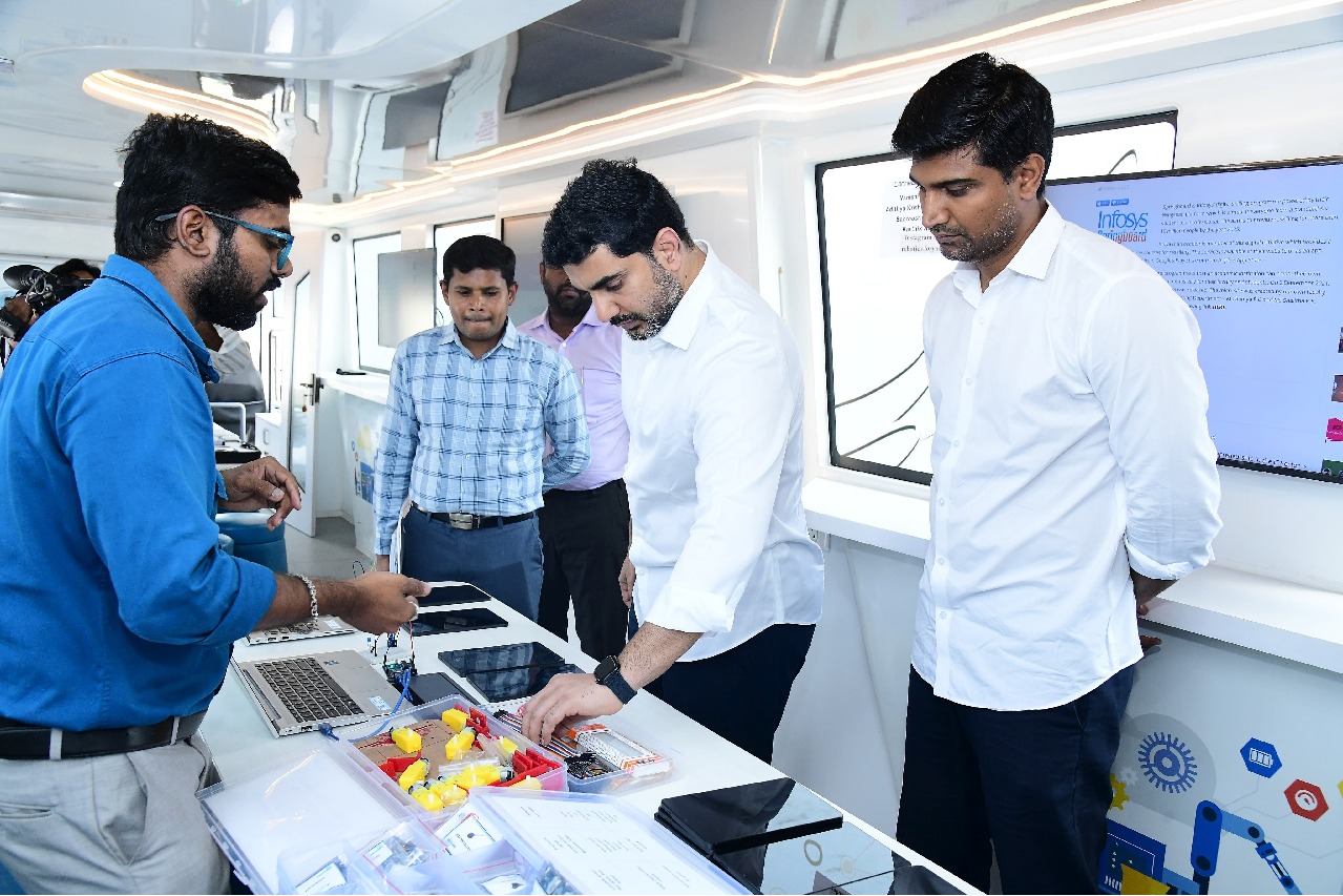 AP Government Launches AP-Maker Lab on Wheels In Partnership with Infosys