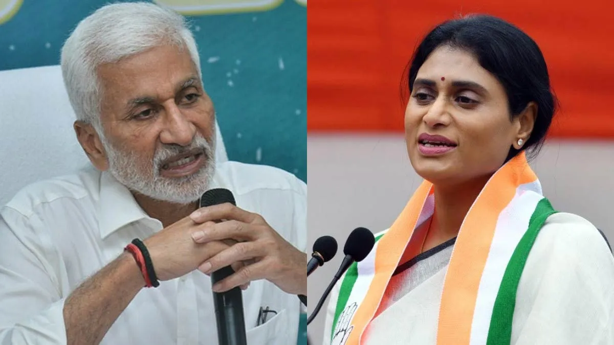 Y.S. Sharmila Claims Jagan Behind Vijaya Sai Reddy’s Resignation