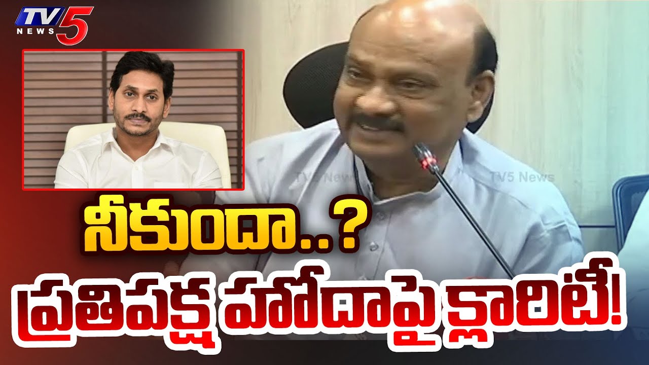 AP Speaker Ayyanna Patrudu Clarity on YS Jagan Opposition Post
