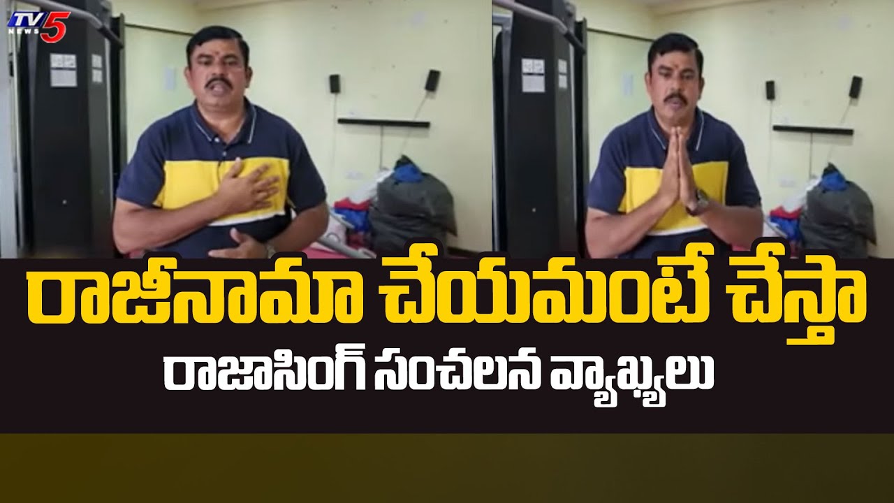 BJP MLA Raja Singh Sensational Comments On BJP Party