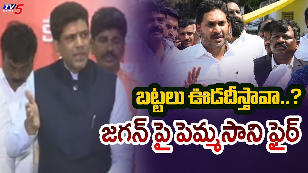 Central Minister Pemmasani Chandrasekhar Fires Ys Jagan