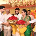 Nara Lokesh Attends Wedding Reception of Venkaiah Naidu’s Grandson 