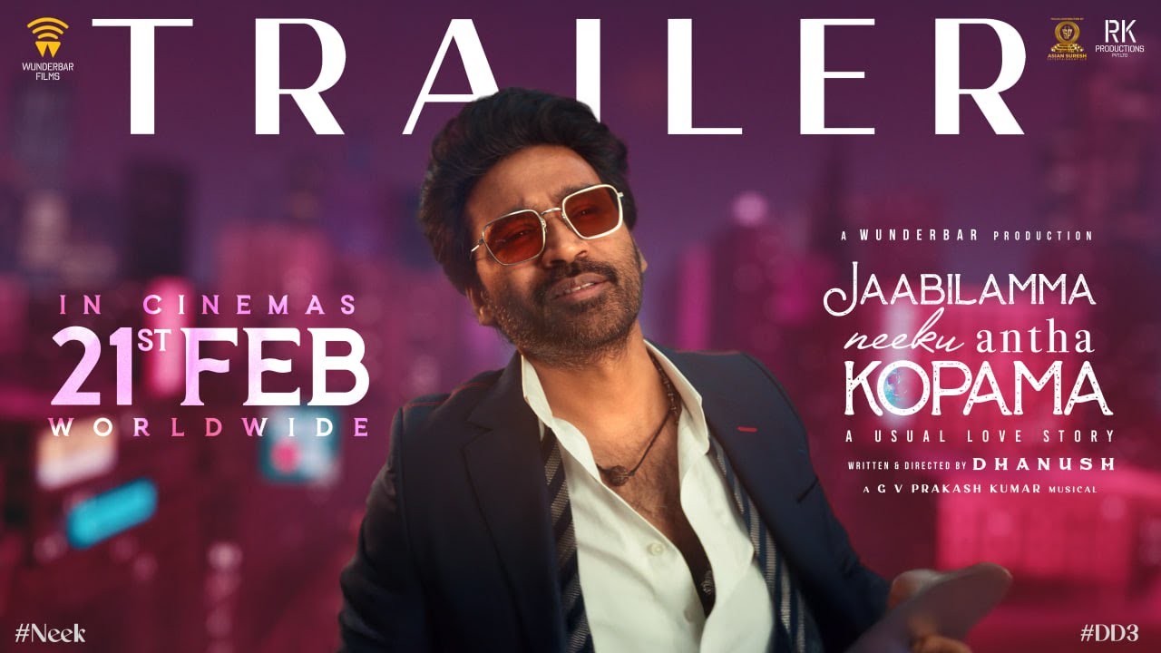 Dhanush’s NEEK Trailer Unveils a Fun-Filled Romantic Chaos