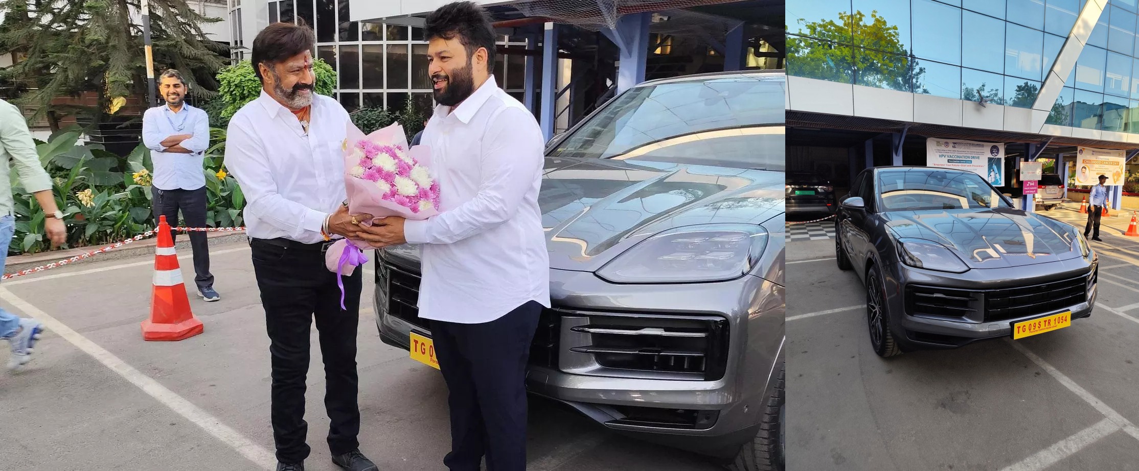 Nandamuri Balakrishna Gifts Luxury Porsche to Thaman
