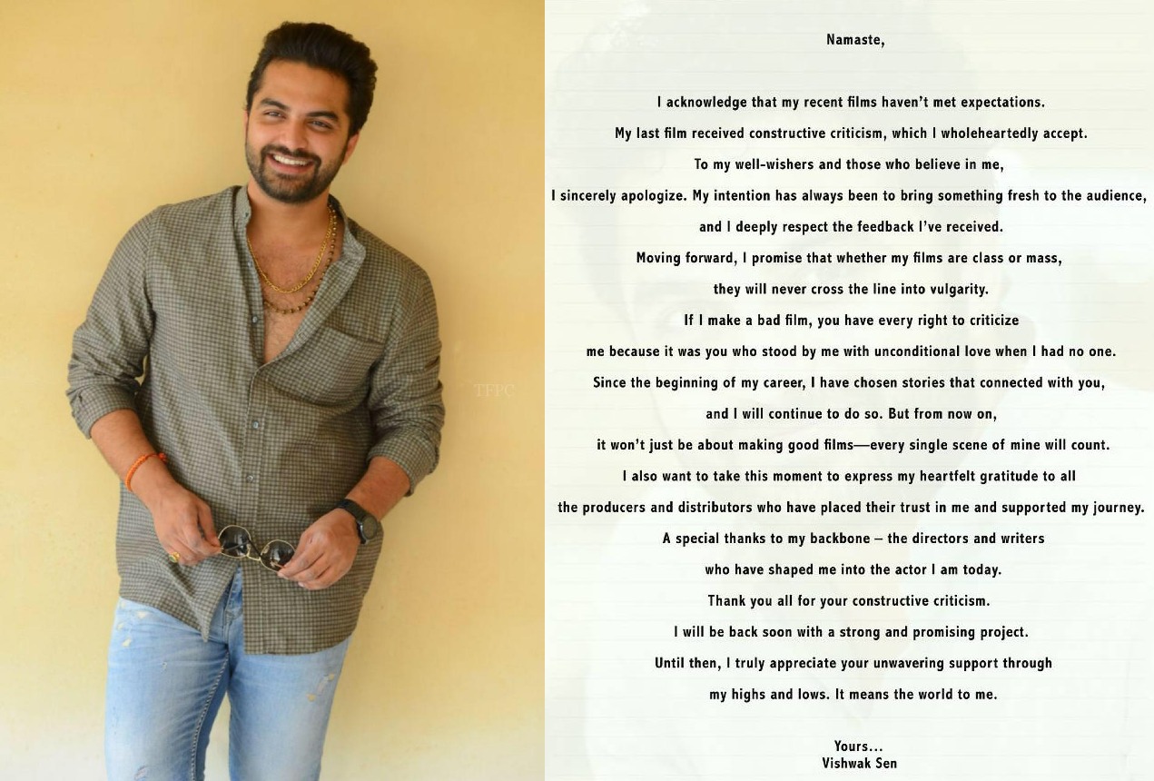 Vishwak Sen’s Laila Fails to Impress at the Box Office – Actor Responds to Criticism