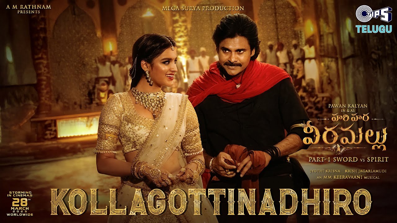 Pawan Kalyan’s Hari Hara Veera Mallu, Second Single Kollagottinadhiro Out Now