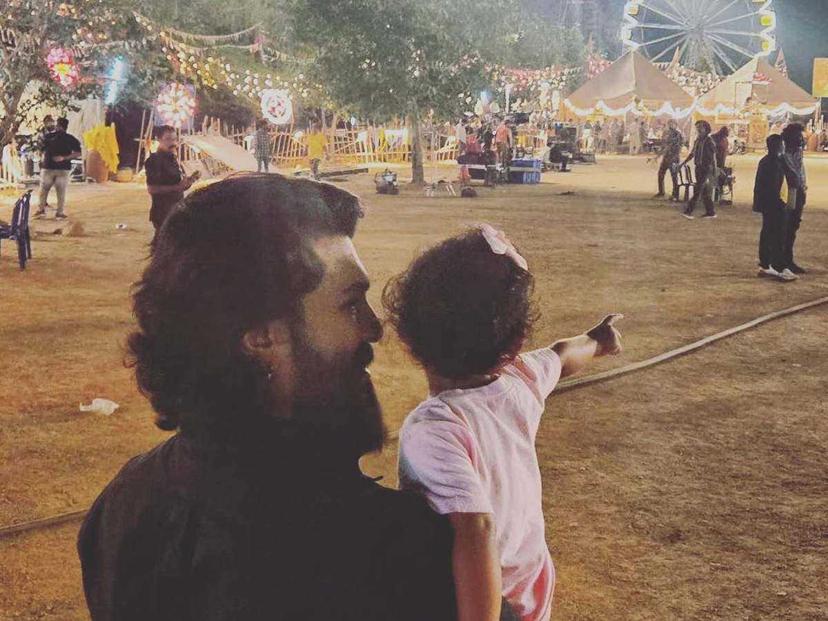 Ram Charan’s Daughter Klin Kaara Visits RC16 Sets – Adorable Moment Goes Viral