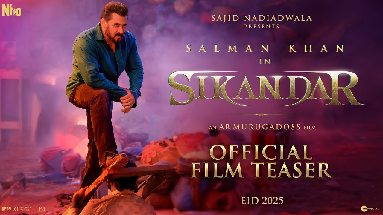 Sikandar Teaser Unveiled; Salman Khan, Rashmika Mandanna Lead A.R. Murugadoss’ Action Drama