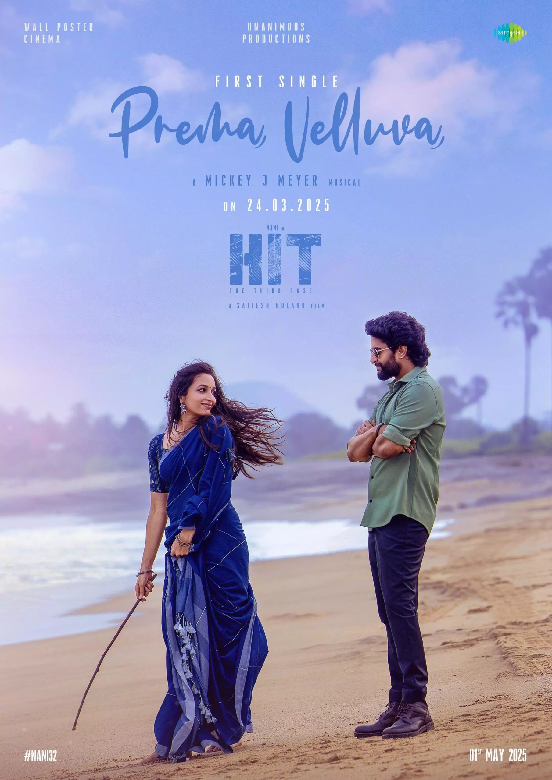 Nani’s HIT: The Third Case Gears Up for Its First Lyrical Song Release