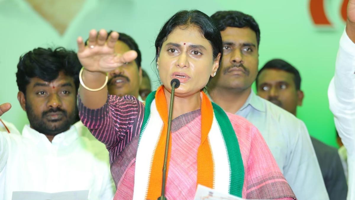 Sharmila says BJP Trying To Take Revenge on southern states Through Delimitation