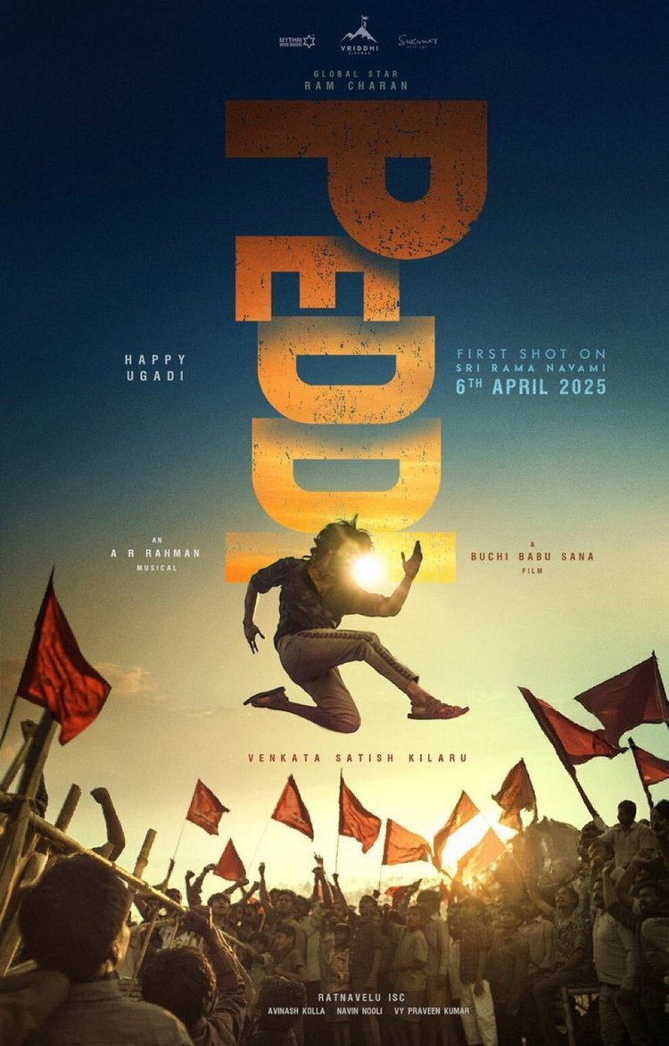 Ram Charan’s Peddi Gears Up for a Massive Update – First Glimpse Video to Drop on April 6