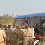 University of Hyderabad Turned Into A Battlefield on Ugadi Day, police Lathi-charged students