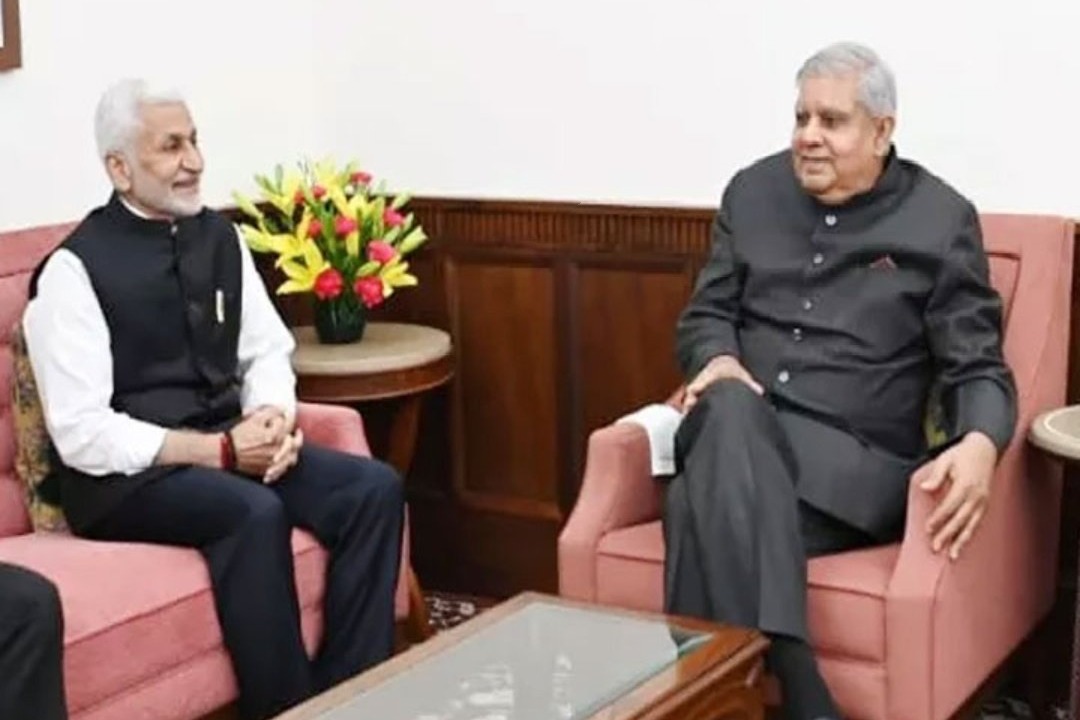 Speculations over Vijayasai Reddy’s political Re-Entry After His welcome To Vice President Dhankar