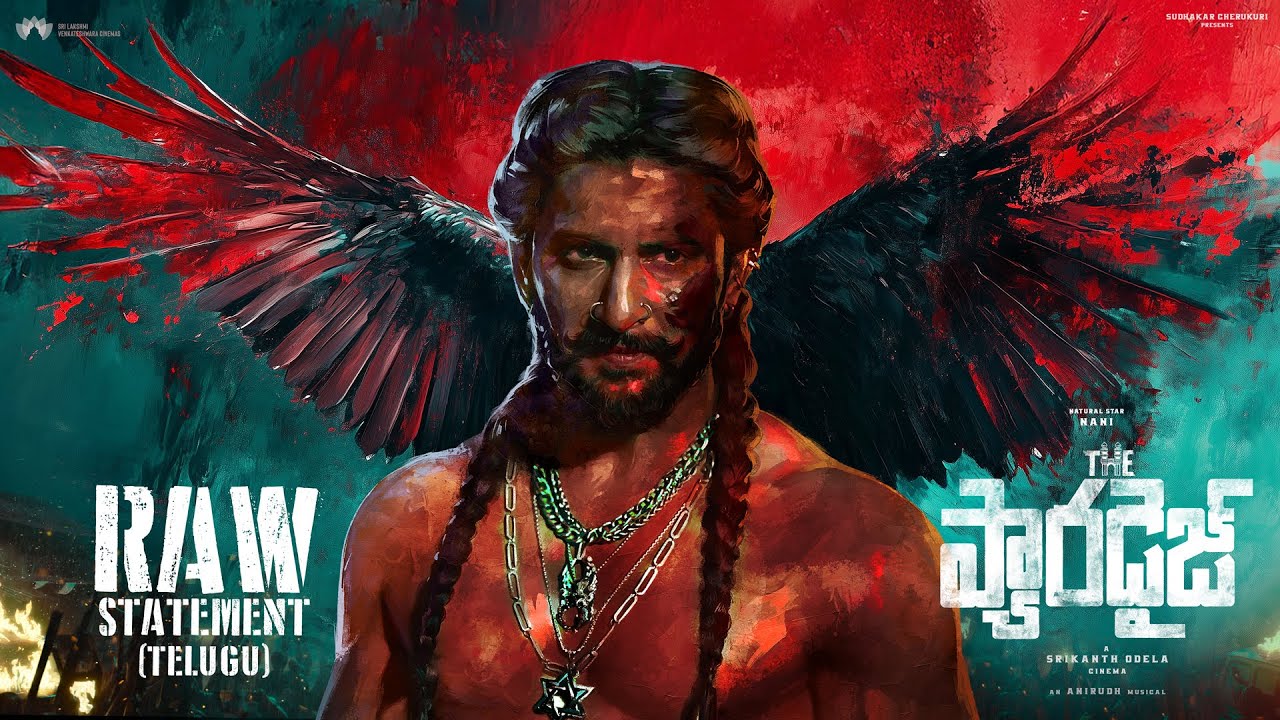 Nani’s The Paradise Teaser Unveils a Gritty and Power-Packed Saga