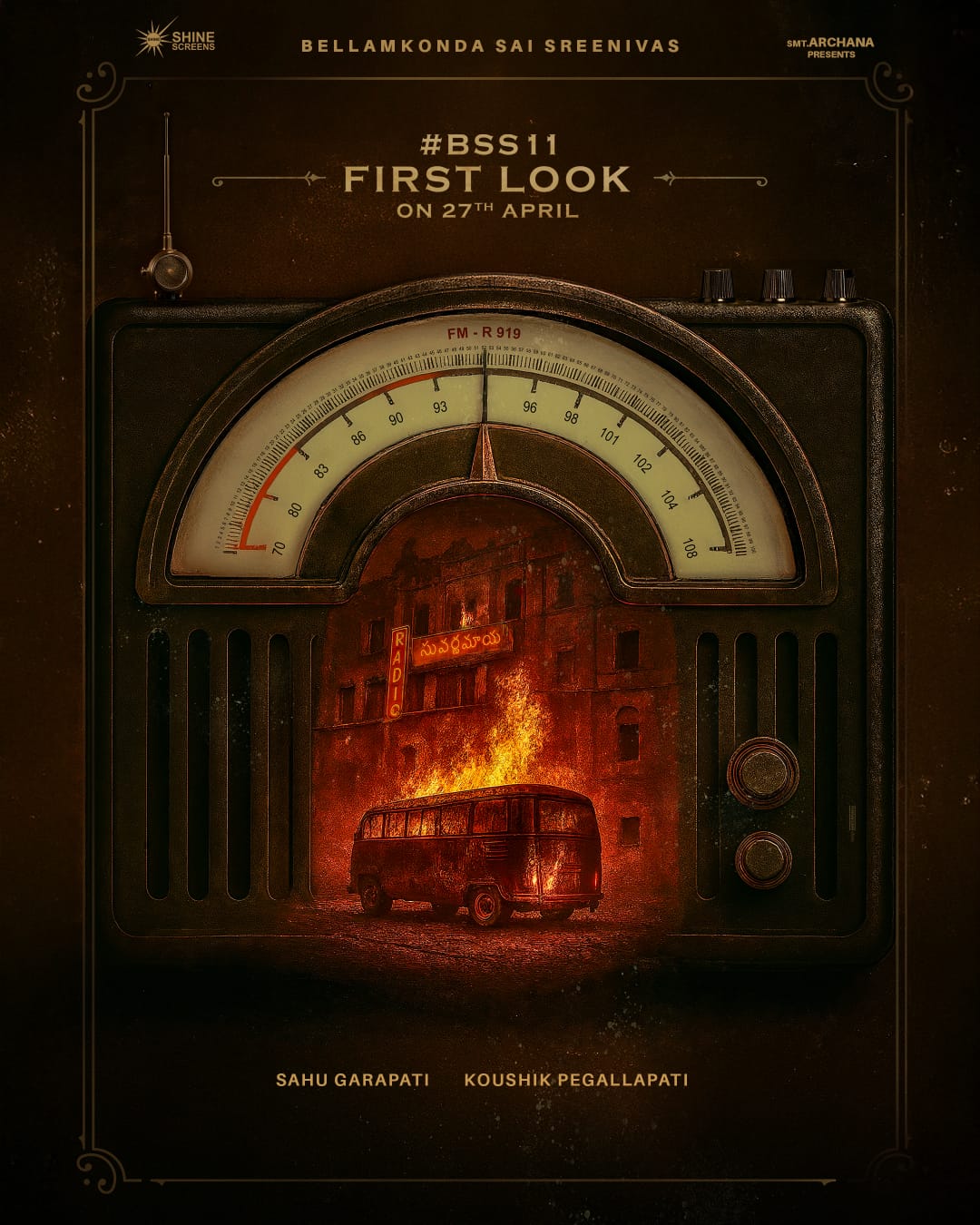 Bellamkonda Sai Sreenivas Gears Up for 11th Film – First Look Drops April 27