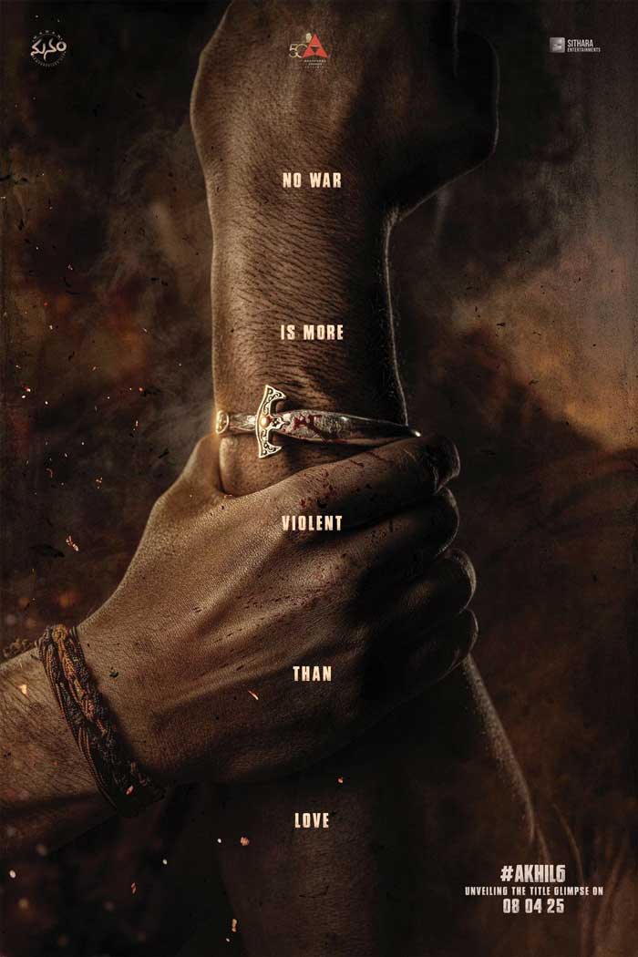 Akhil Akkineni’s Next Gears Up for Title Reveal; Intense Pre-Look Out Now