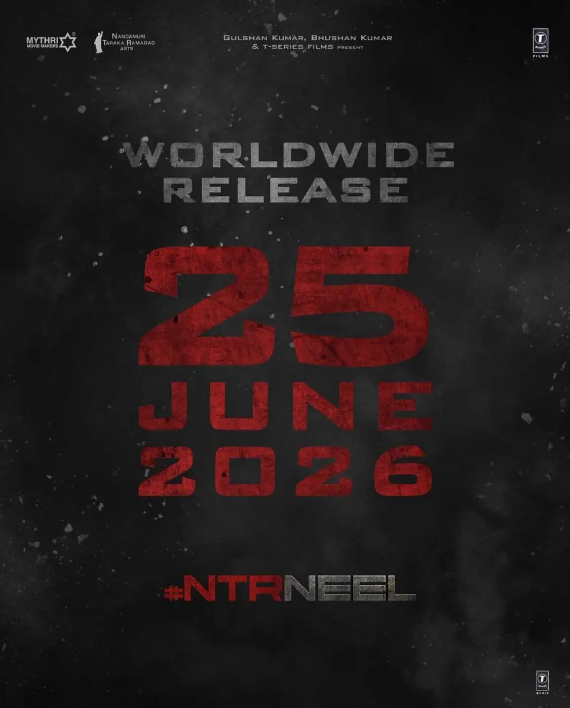 Much-Anticipated NTRNeel Movie to Hit Screens on June 25, 2026