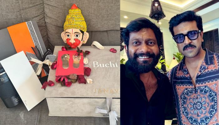Ram Charan Surprises Buchi Babu Saana with Special Gifts on His 40th Birthday