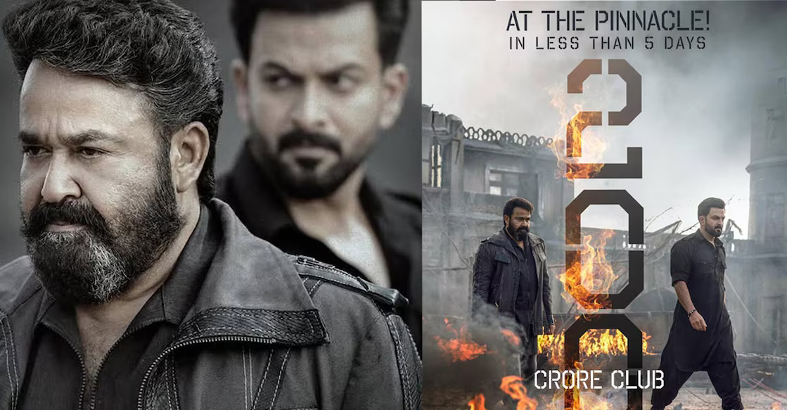 L2: Empuraan Crosses ₹200 Crore Mark in Four Days, Sets New Record