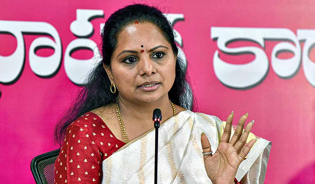 BRS MLC Kavitha Criticizes Revanth Reddy Over Rising Crimes Against Women in Telangana