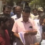 Buggamatham Lands survey conducted Amid obstructions From Peddireddy’s Followers